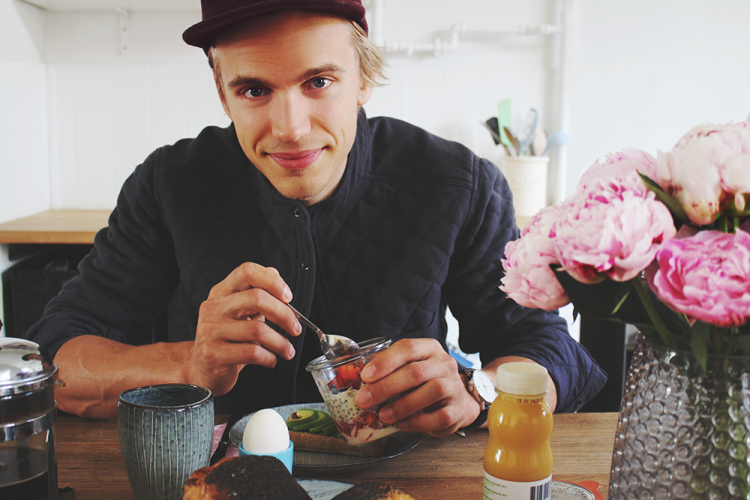 breakfast boyfriend quiltedjacket chiagrød modeblog fashion